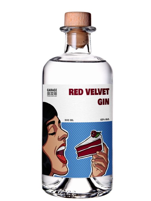 Garage 22 Garage RED VELVET GIN 42% 0,5l